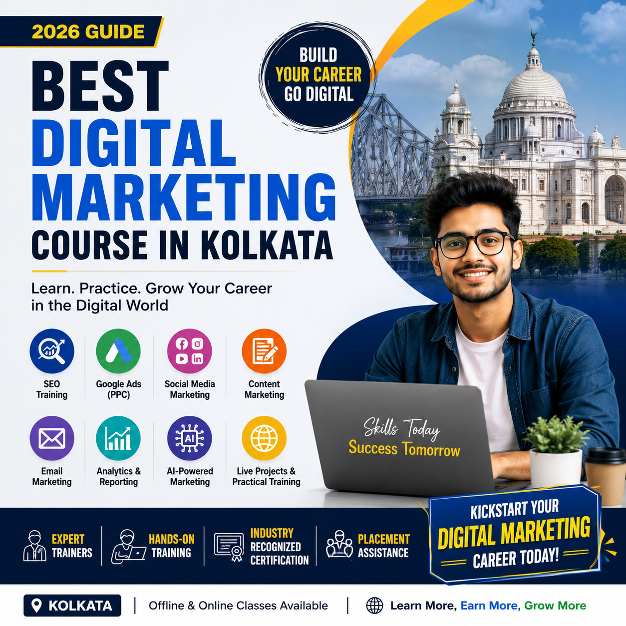 Best Digital Marketing Course in Kolkata (2026 Guide) – Fees, Modules, Career & Placement Support